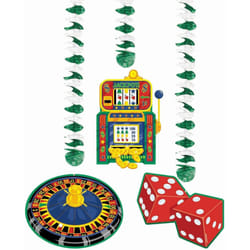 Amscan Casino Streamers (Pack of 3)