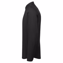 Premier Mens Banded Collar Long-Sleeved Formal Shirt - XXL, Black