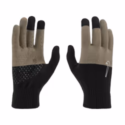 Nike Unisex Adult 2.0 Knitted Swoosh Grip Gloves - L-XL, Graphic Black/Khaki/Coconut Milk