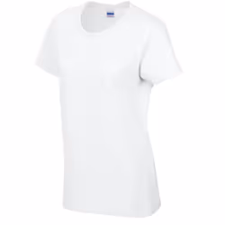 Gildan Womens/Ladies Heavy T-Shirt - XXL, White