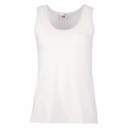 Fruit of the Loom Womens/Ladies Value Lady Fit Vest Top - 16 UK, White