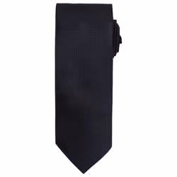 Premier Unisex Adult Micro Waffle Tie - One Size, Black