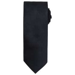 Premier Unisex Adult Micro Waffle Tie - One Size, Black