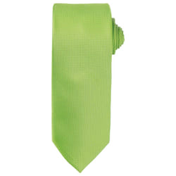 Premier Unisex Adult Micro Waffle Tie - One Size, Lime