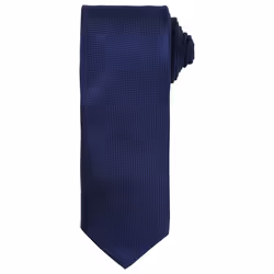Premier Unisex Adult Micro Waffle Tie - One Size, Navy