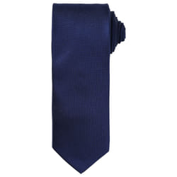 Premier Unisex Adult Micro Waffle Tie - One Size, Navy