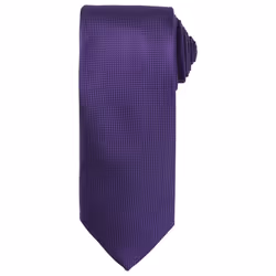 Premier Unisex Adult Micro Waffle Tie - One Size, Purple