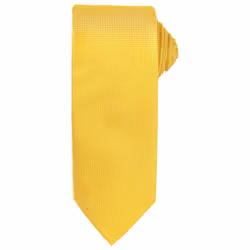 Premier Unisex Adult Micro Waffle Tie - One Size, Sunflower