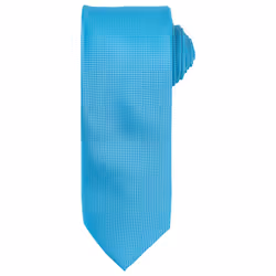Premier Unisex Adult Micro Waffle Tie - One Size, Turquoise