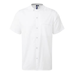 Premier Unisex Adult Recyclight Short-Sleeved Chef Shirt - XXL, White