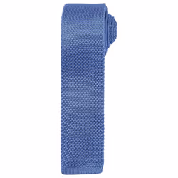 Premier Unisex Adult Slim Knitted Tie - One Size, Mid Blue