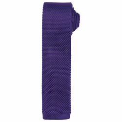 Premier Unisex Adult Slim Knitted Tie - One Size, Purple