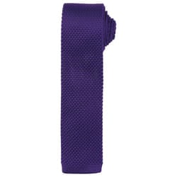 Premier Unisex Adult Slim Knitted Tie - One Size, Purple