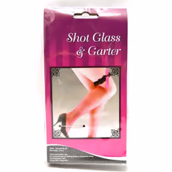 Amscan Hen Night Shot Glass & Garter Belt (Pack of 2)