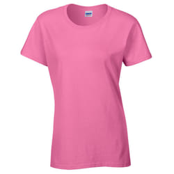 Gildan Womens/Ladies Heavy Cotton Heavy Blend T-Shirt - XL, Azalea