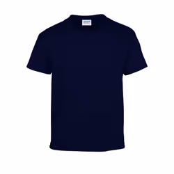 Gildan Childrens/Kids Plain Cotton Heavy T-Shirt - 12-13 Years, Navy