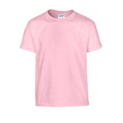 Gildan Childrens/Kids Plain Cotton Heavy T-Shirt - 12-13 Years, Light Pink