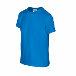 Gildan Childrens/Kids Plain Cotton Heavy T-Shirt - 12-13 Years, Sapphire Blue