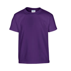 Gildan Childrens/Kids Plain Cotton Heavy T-Shirt - 5-6 Years, Purple