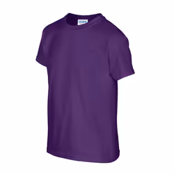 Gildan Childrens/Kids Plain Cotton Heavy T-Shirt - 5-6 Years, Purple