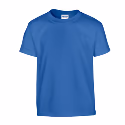 Gildan Childrens/Kids Plain Cotton Heavy T-Shirt - 12-13 Years, Royal Blue