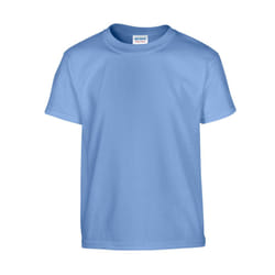 Gildan Childrens/Kids Plain Cotton Heavy T-Shirt - 12-13 Years, Carolina Blue