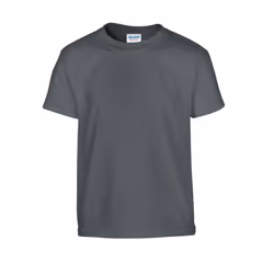 Gildan Childrens/Kids Plain Cotton Heavy T-Shirt - 12-13 Years, Charcoal