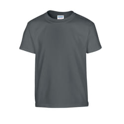 Gildan Childrens/Kids Plain Cotton Heavy T-Shirt - 12-13 Years, Charcoal