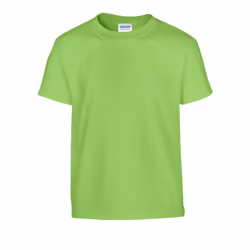 Gildan Childrens/Kids Plain Cotton Heavy T-Shirt - 12-13 Years, Lime
