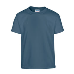 Gildan Childrens/Kids Plain Cotton Heavy T-Shirt - 3-4 Years, Indigo