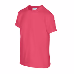 Gildan Childrens/Kids Plain Cotton Heavy T-Shirt - 12-13 Years, Heliconia