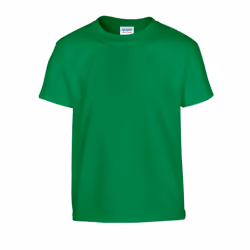 Gildan Childrens/Kids Plain Cotton Heavy T-Shirt - 12-13 Years, Irish Green