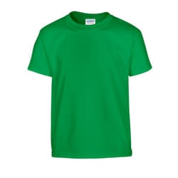 Gildan Childrens/Kids Plain Cotton Heavy T-Shirt - 12-13 Years, Irish Green