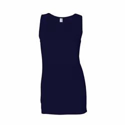 Gildan Womens/Ladies Softstyle Plain Tank Top - 12 UK, Navy