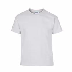 Gildan Childrens/Kids Plain Cotton Heavy T-Shirt - 12-13 Years, Ash