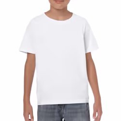 Gildan Childrens/Kids Cotton Heavy T-Shirt - 5-6 Years, White