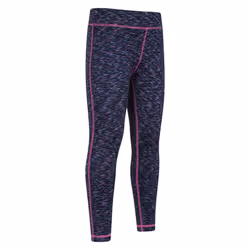 Mountain Warehouse Girls Kayleigh II Space Dye Leggings - 9-10 Years, Indigo