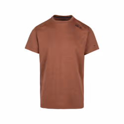 Trespass Mens Doyle DLX Marl T-Shirt - M, Burnt Orange