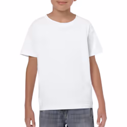 Gildan Childrens/Kids Cotton Heavy T-Shirt - 2 Years, White