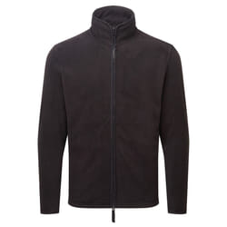 Premier Unisex Adult Artisan Fleece Jacket - XXL, Black