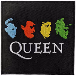 Queen Hot Space Tour '82 Woven Iron On Patch
