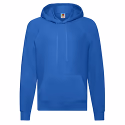 Fruit of the Loom Unisex Adult Lightweight Hooded Sweatshirt - S, Royal Blue