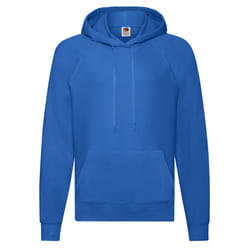 Fruit of the Loom Unisex Adult Lightweight Hooded Sweatshirt - S, Royal Blue