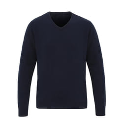 Premier Mens Essential Acrylic V Neck Sweatshirt - XS, Navy