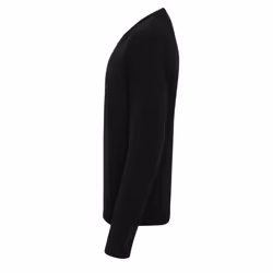 Premier Mens Essential Acrylic V Neck Sweatshirt - XXL, Black