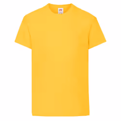Fruit of the Loom Childrens/Kids Original T-Shirt - 12-13 Years, Sunflower