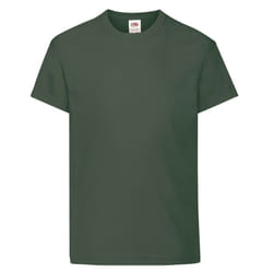 Fruit of the Loom Childrens/Kids Original T-Shirt - 14-15 Years, Bottle Green
