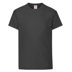 Fruit of the Loom Childrens/Kids Original T-Shirt - 12-13 Years, Black