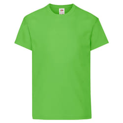 Fruit of the Loom Childrens/Kids Original T-Shirt - 12-13 Years, Lime