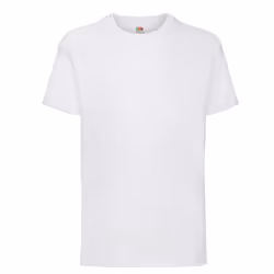 Fruit of the Loom Childrens/Kids Value Cotton T-Shirt - 1-2 Years, White